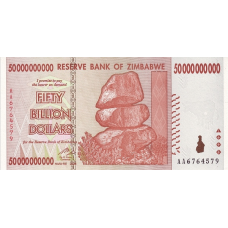 P87 Zimbabwe - 50 Billion Dollars Year 2008